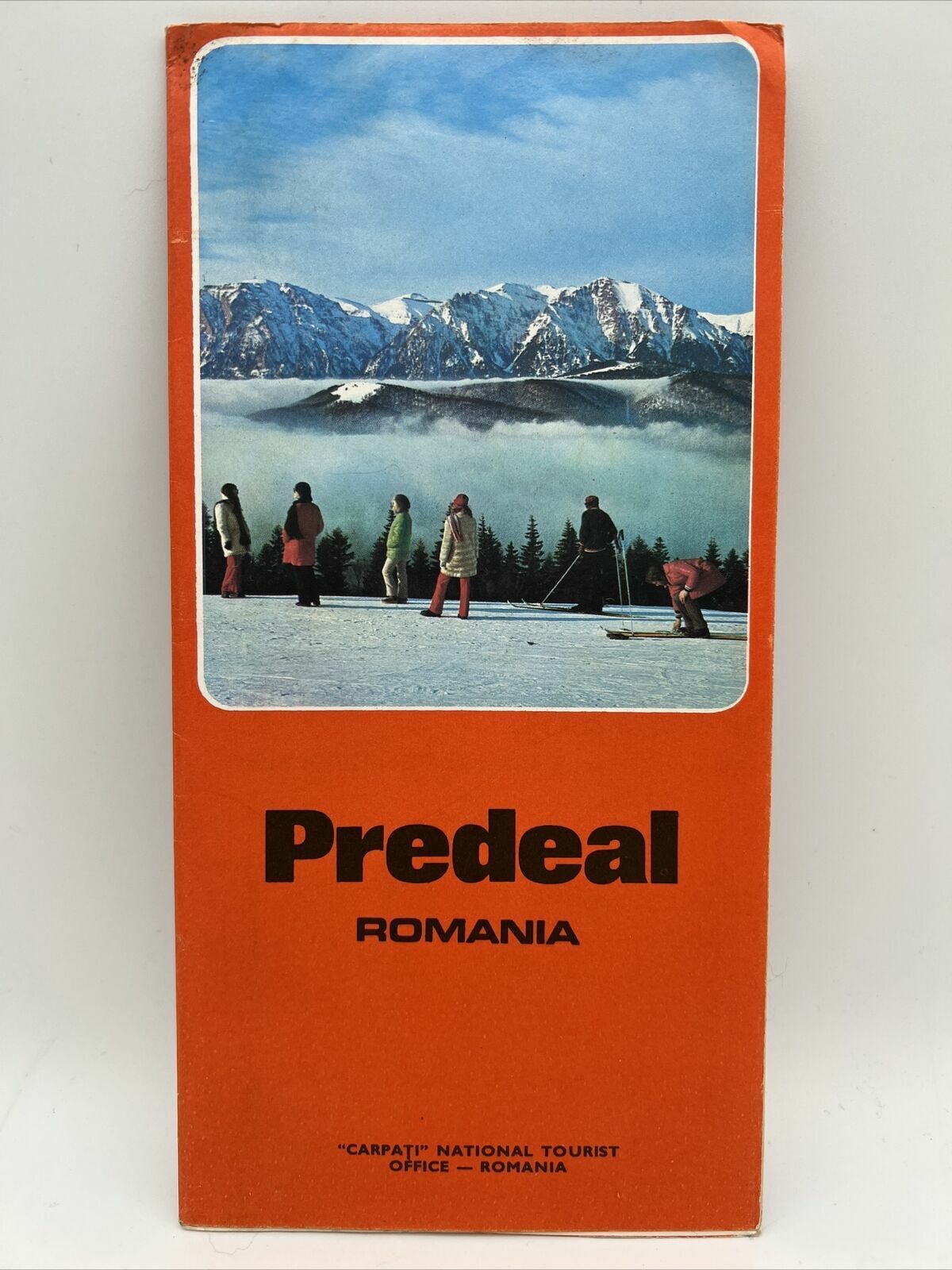 1980 PREDEAL ROMANIA Carpati National Tourist Office Mountain Ski Area Brochure