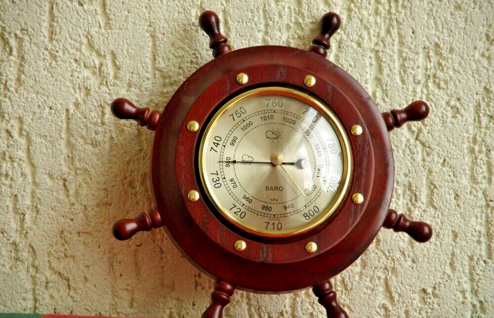 Vintage Beautiful Soviet Barometer