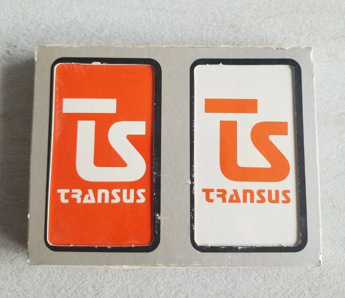 Vtg 1980s Transus Freight Trucking Company USA trading Playind Card Decks *NEW*