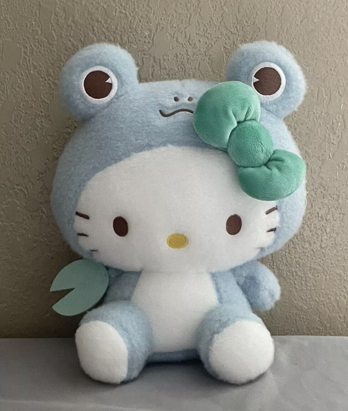 Sanrio Hello Kitty Frog Kigurumi Blue Fluffy 11