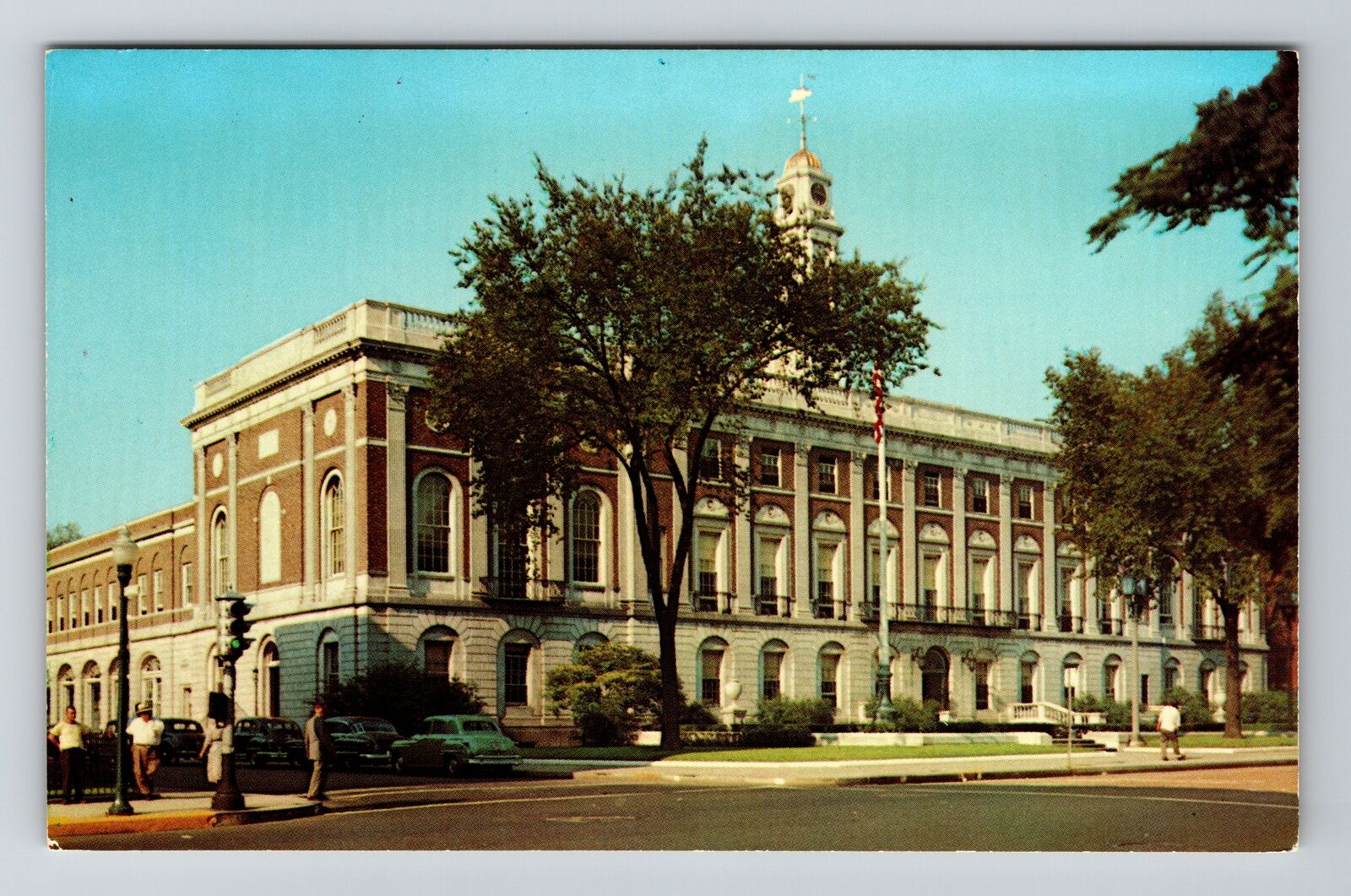 Waterbury CT-Connecticut, City Hall, Vintage Postcard