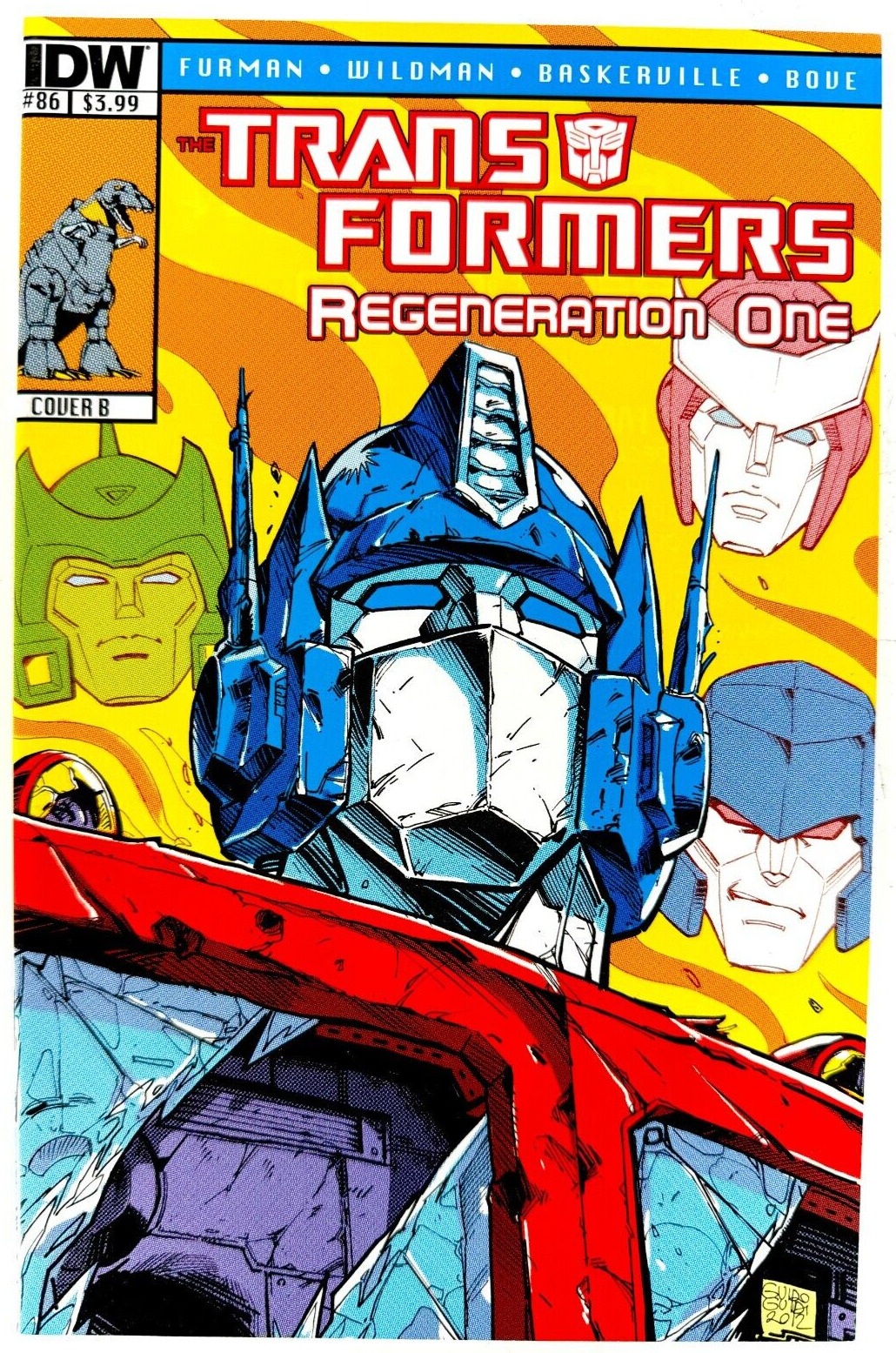 IDW TRANSFORMERS Regeneration One (2012) #86 Cover B VARIANT VF/NM Ships FREE