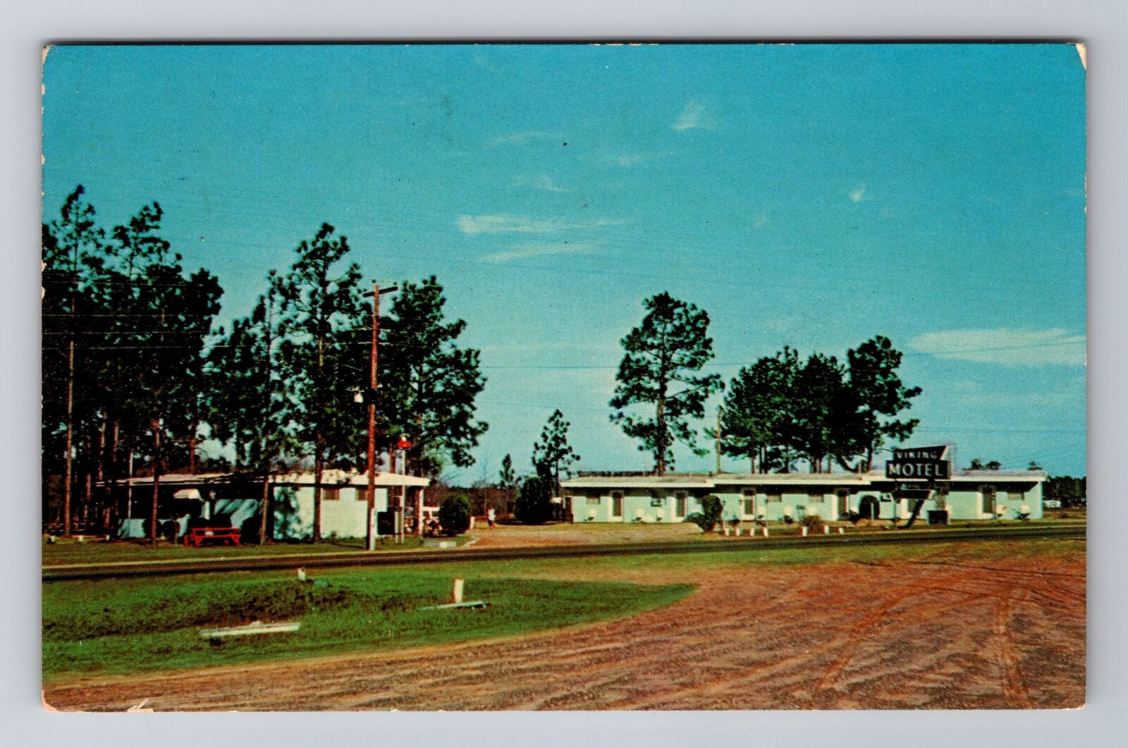 Sylvania GA-Georgia, The Viking Motel, Advertising, Vintage c1969 Postcard