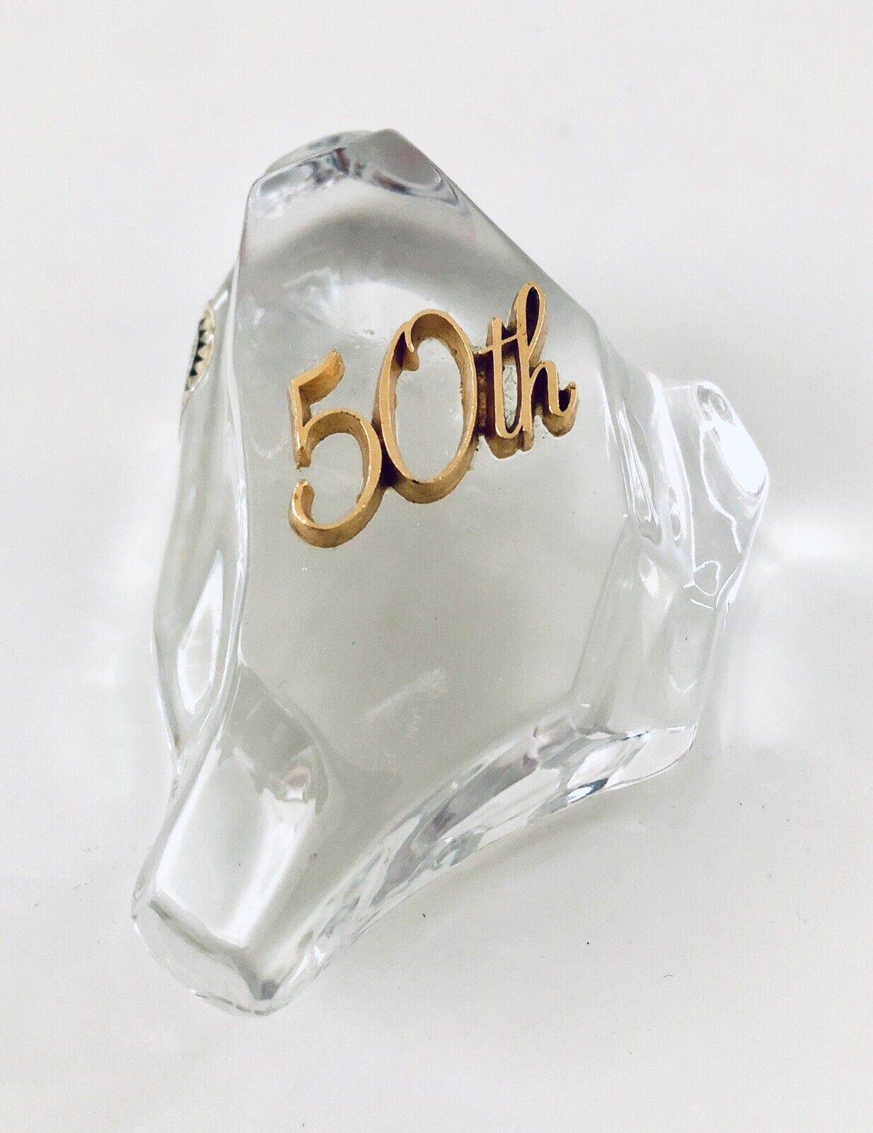 50 50th Fiftieth Birthday Anniversary Gerity Products 24 Carat Gold Electroplate