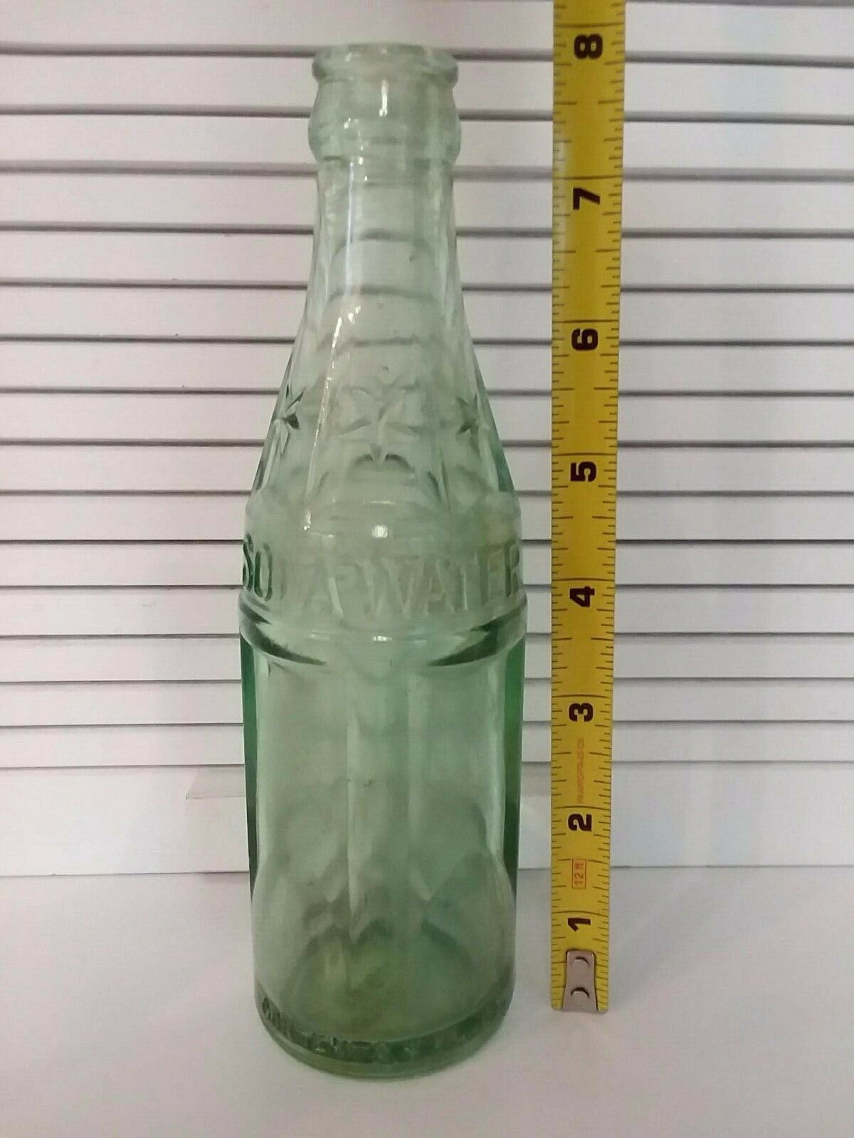 Coca Cola Soda Water Star Bottle 1920's Embossed Raised Letter Jasper Indiana