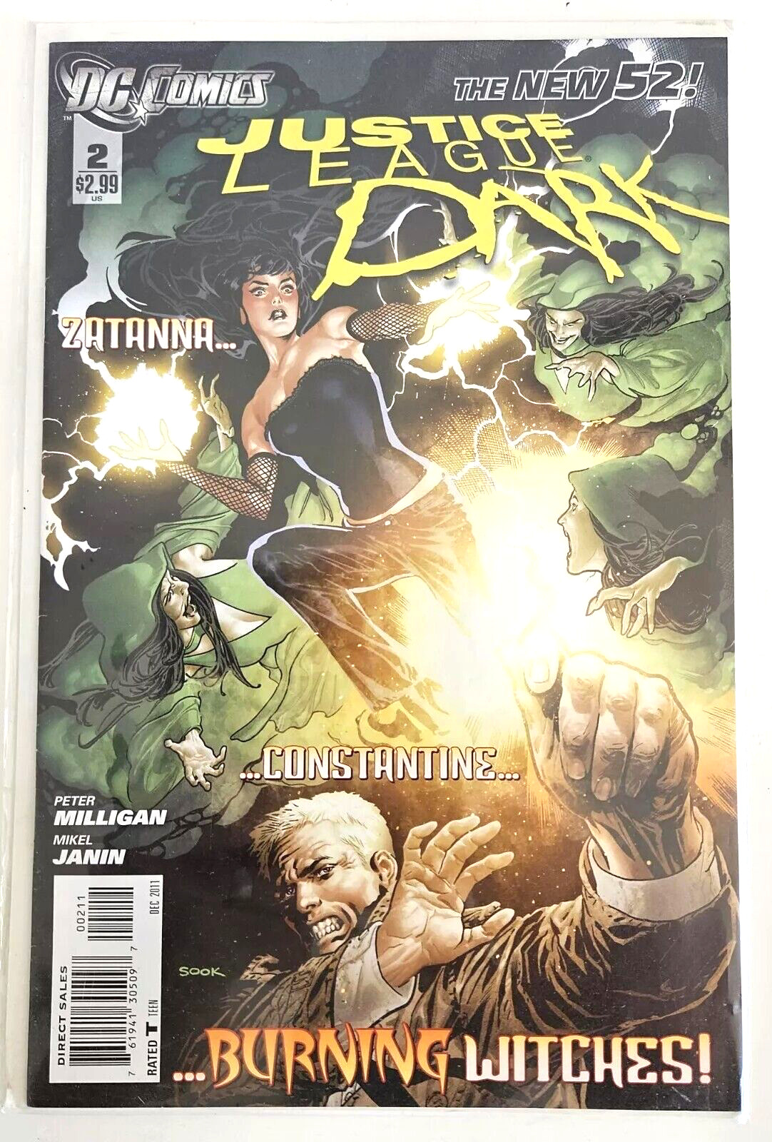 Justice League Dark Vol 1 #2 (December 2011) DC Comics The New 52 Super Heroes