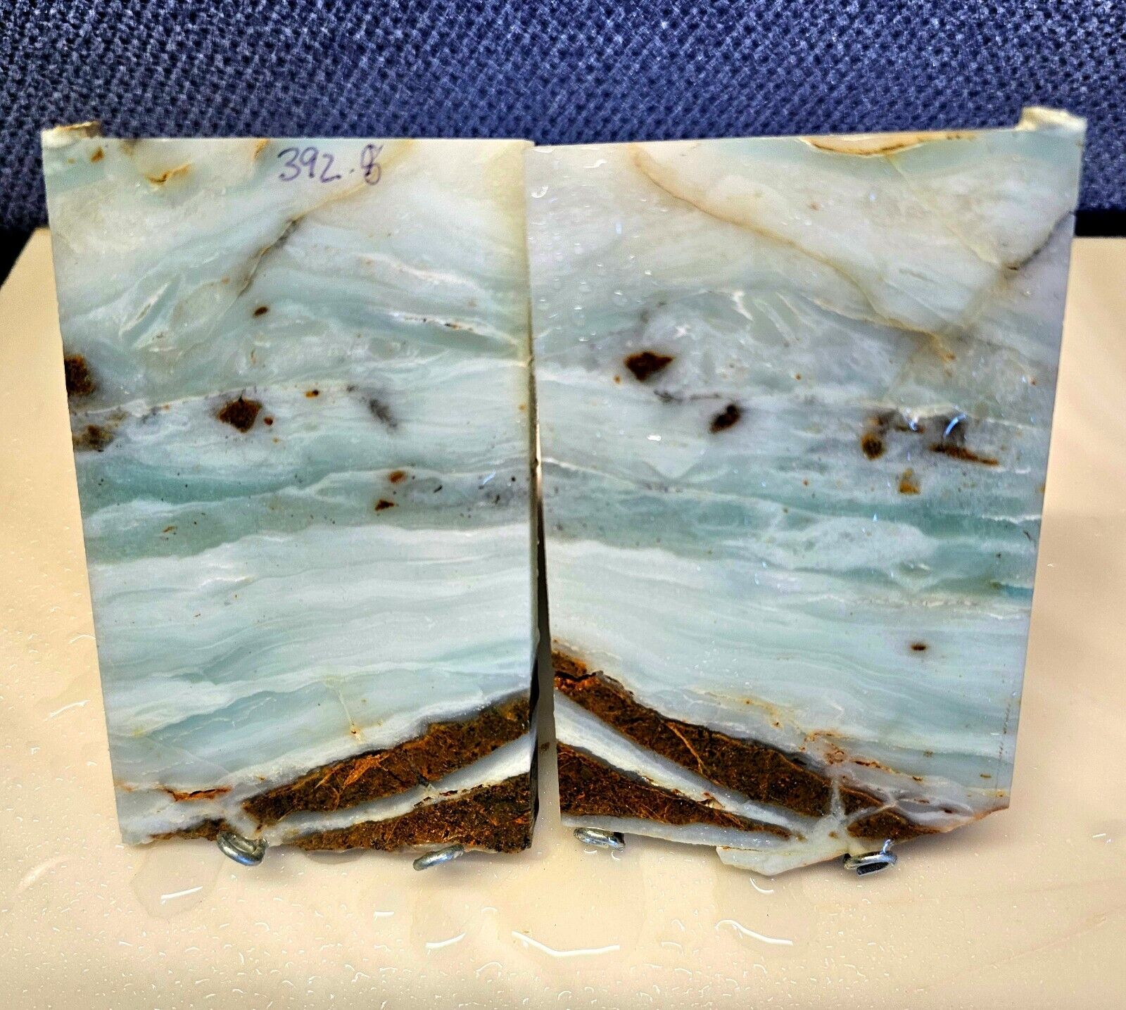 BC Ocean Picture Stone Bookmatched Slabs 13.8 Oz