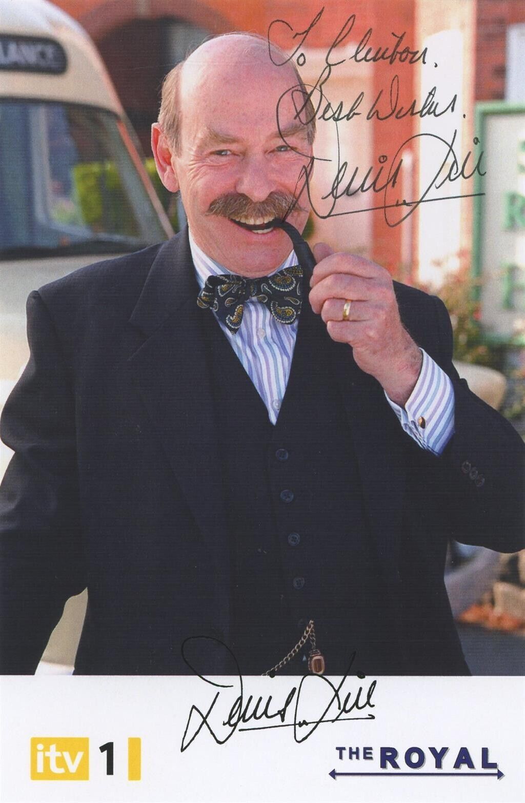 Denis Lill- Signed Photograph (British Actor)