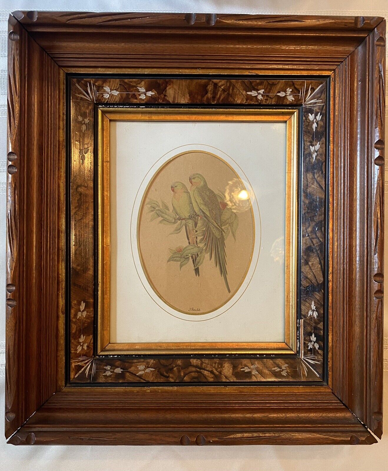 Antique Victorian Eastlake Carved Frame for 8x10