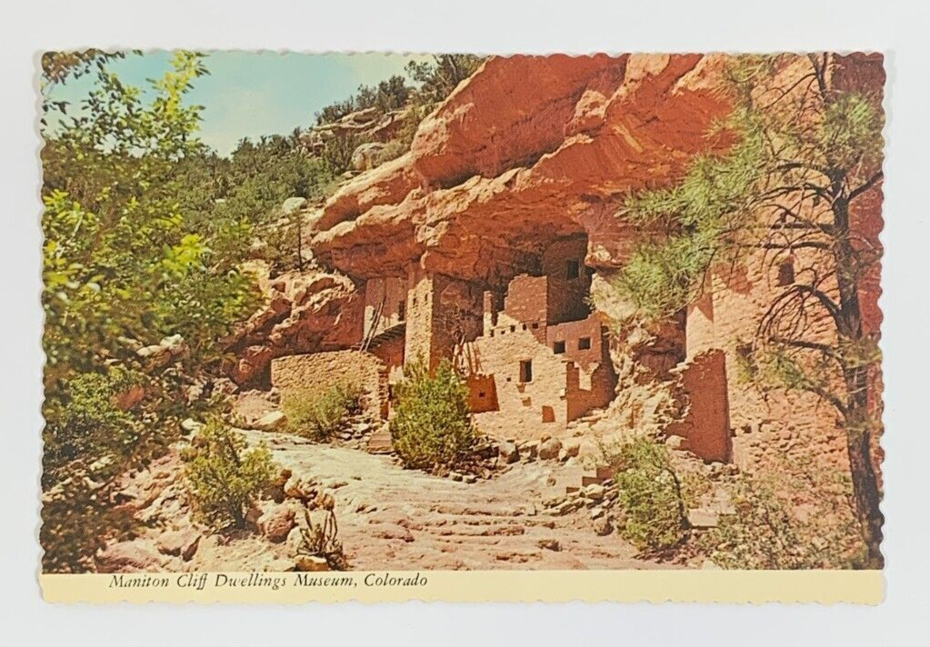 Manitou Cliff Dwellings Museum Colorado Postcard Unposted