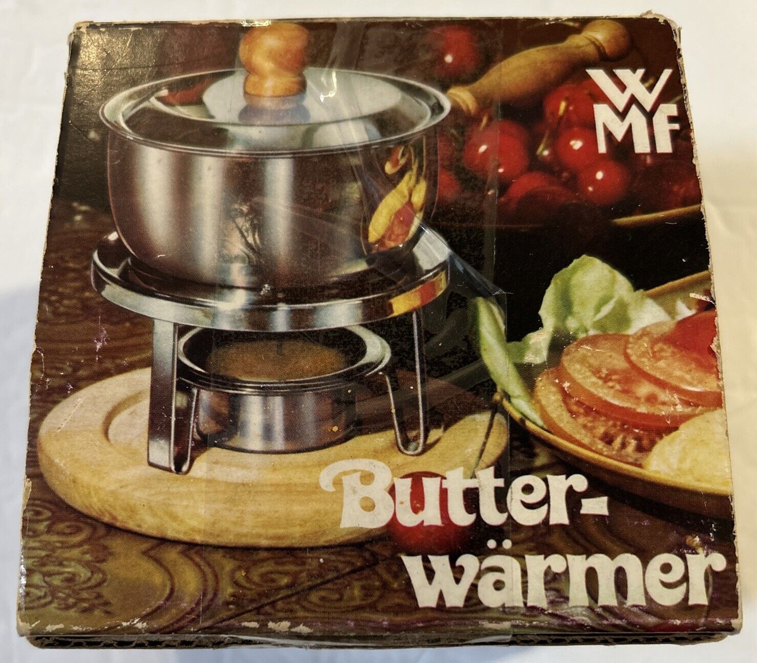 Vintage WMF Germany Butter Warmer NOS Open Box MCM