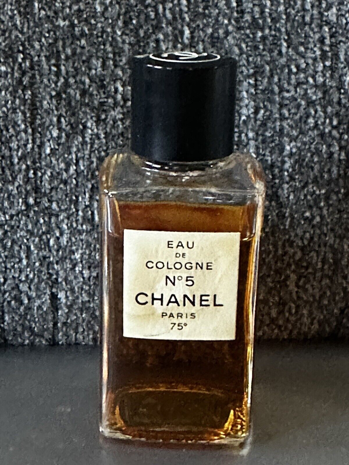 Vintage Bottle Chanel No. 5 Eau De Cologne Paris In Original Box Nearly Full