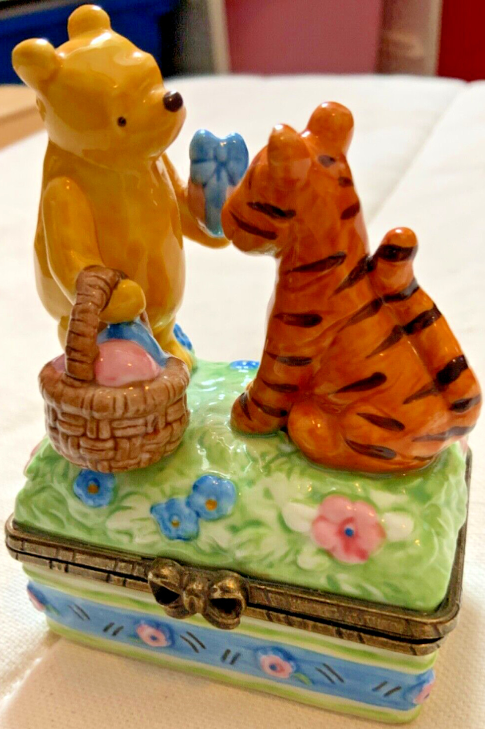 Winnie the Pooh and Tigger Easter Trinket Box- Midwest of Cannon Falls