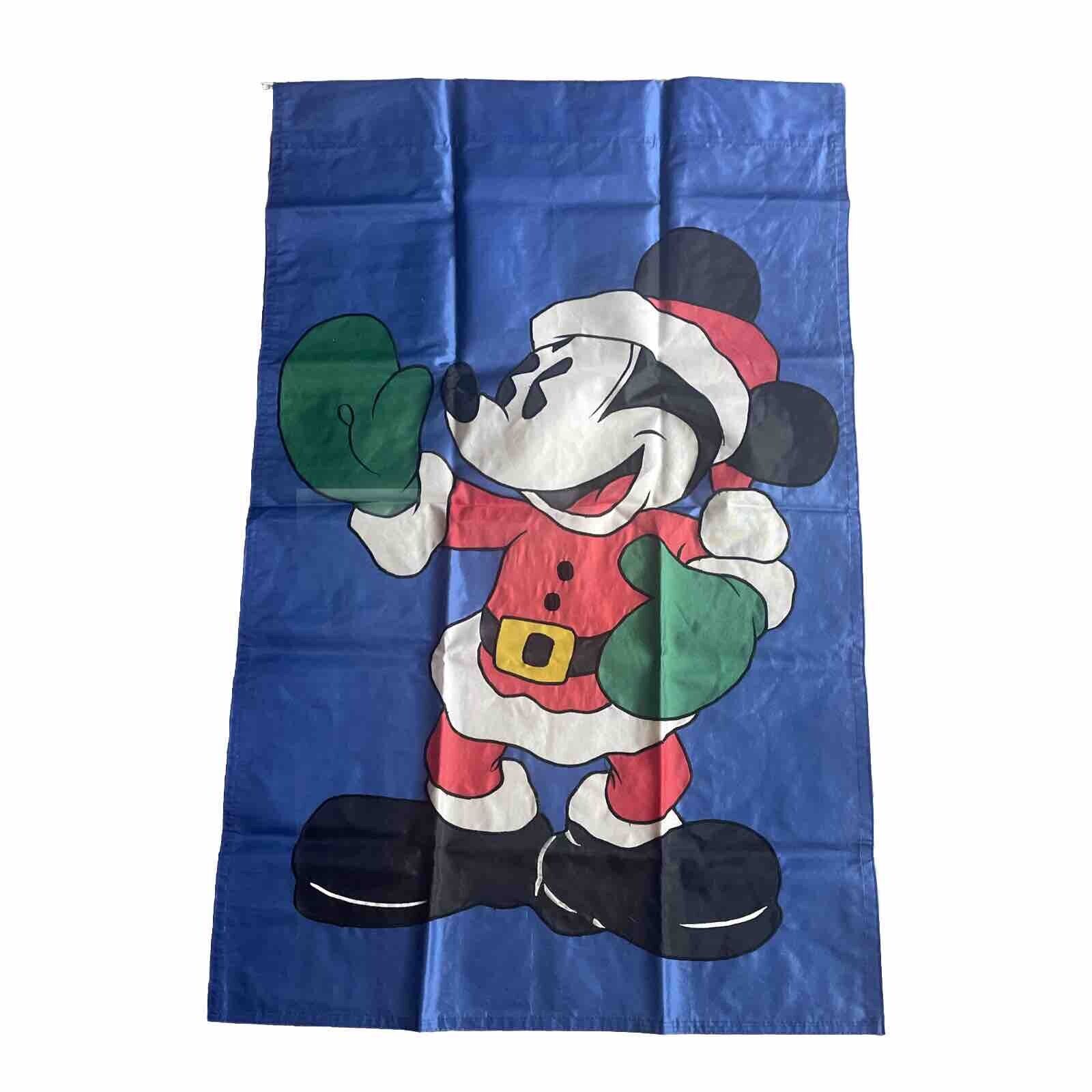 Vintage Disney and Co Mickey Mouse Decorative/Porch Flag Walt Disney 28x44