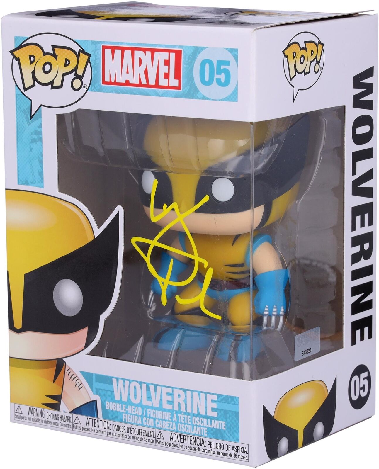 Hugh Jackman X-Men Wolverine Autographed #05 Funko Pop