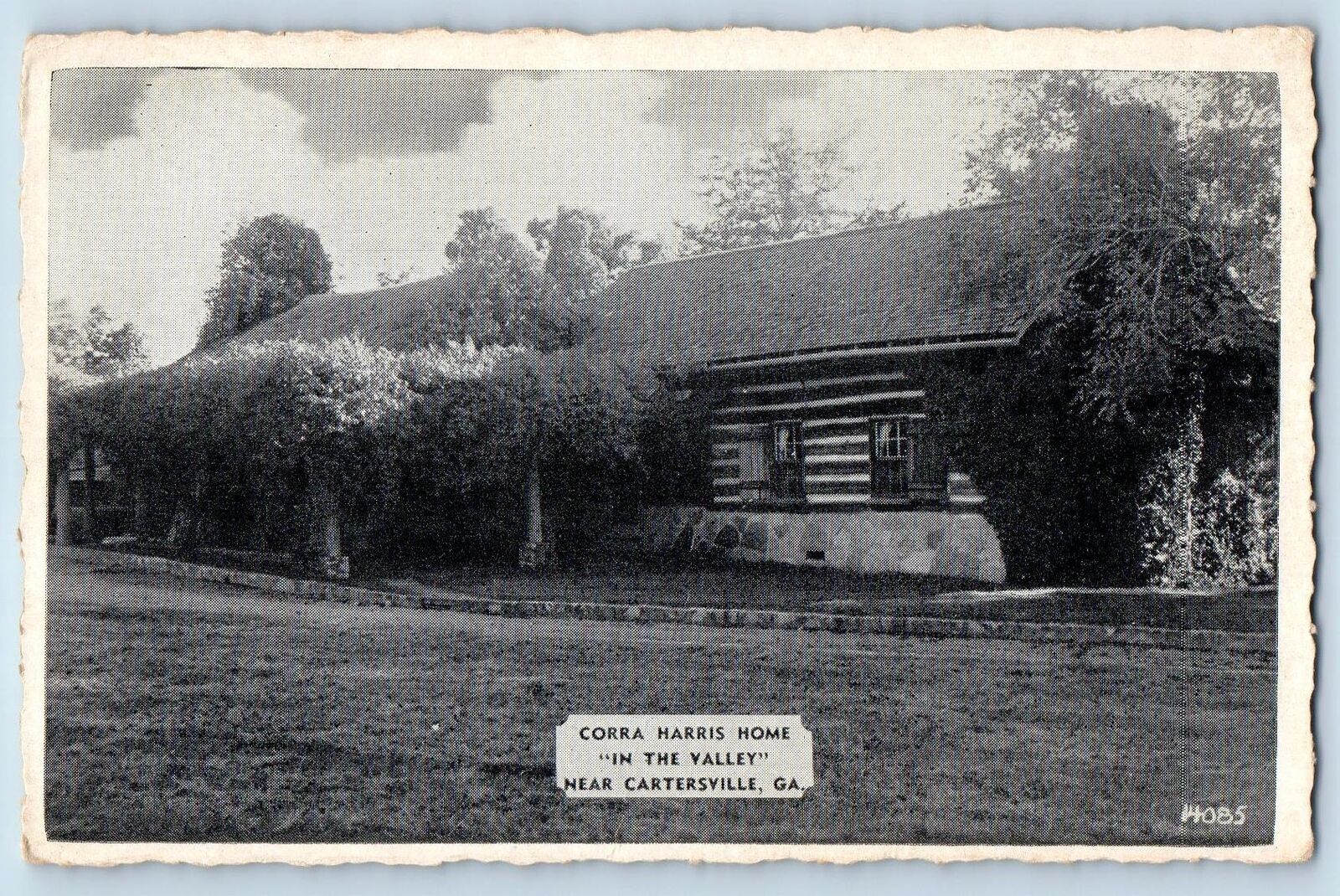 Cartersville Georgia GA Postcard Corra Harris Home In The Valley c1920's Antique