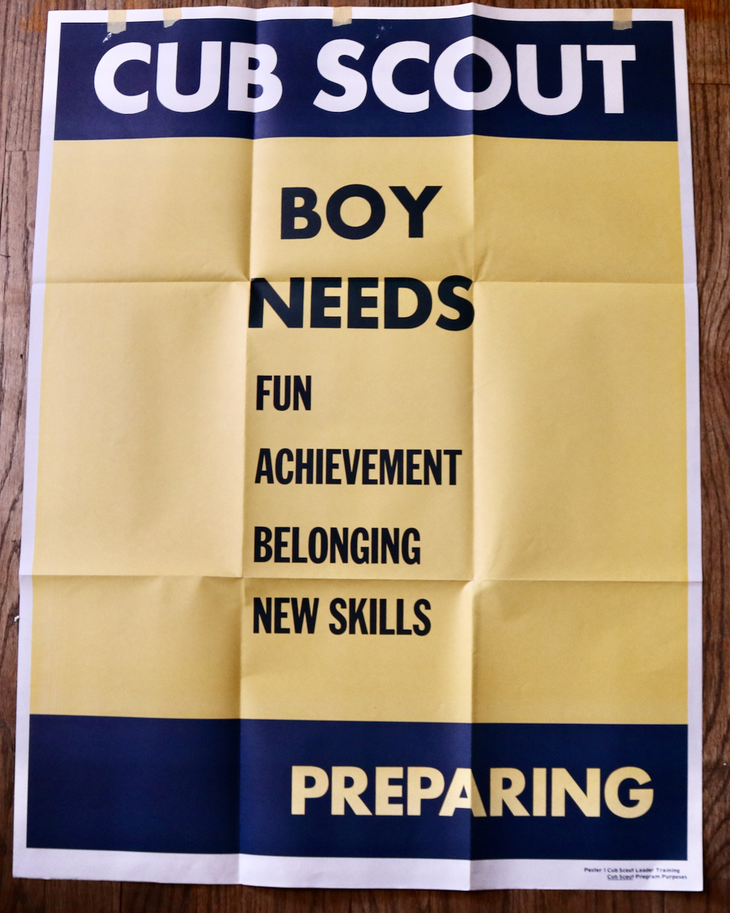 CUB SCOUTS vintage 1980's scout leader membership training HUGE lot ephemera