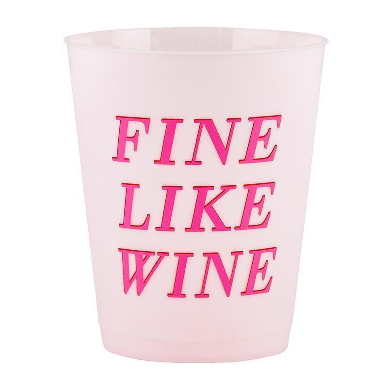 Cocktail Party Cups Fine Like Wine 8ct Size 4.25in h, 8 count Pack of 6