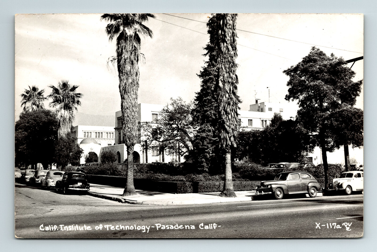 RPPC Postcard Pasadena CA California CAL TECH Institute of Technology