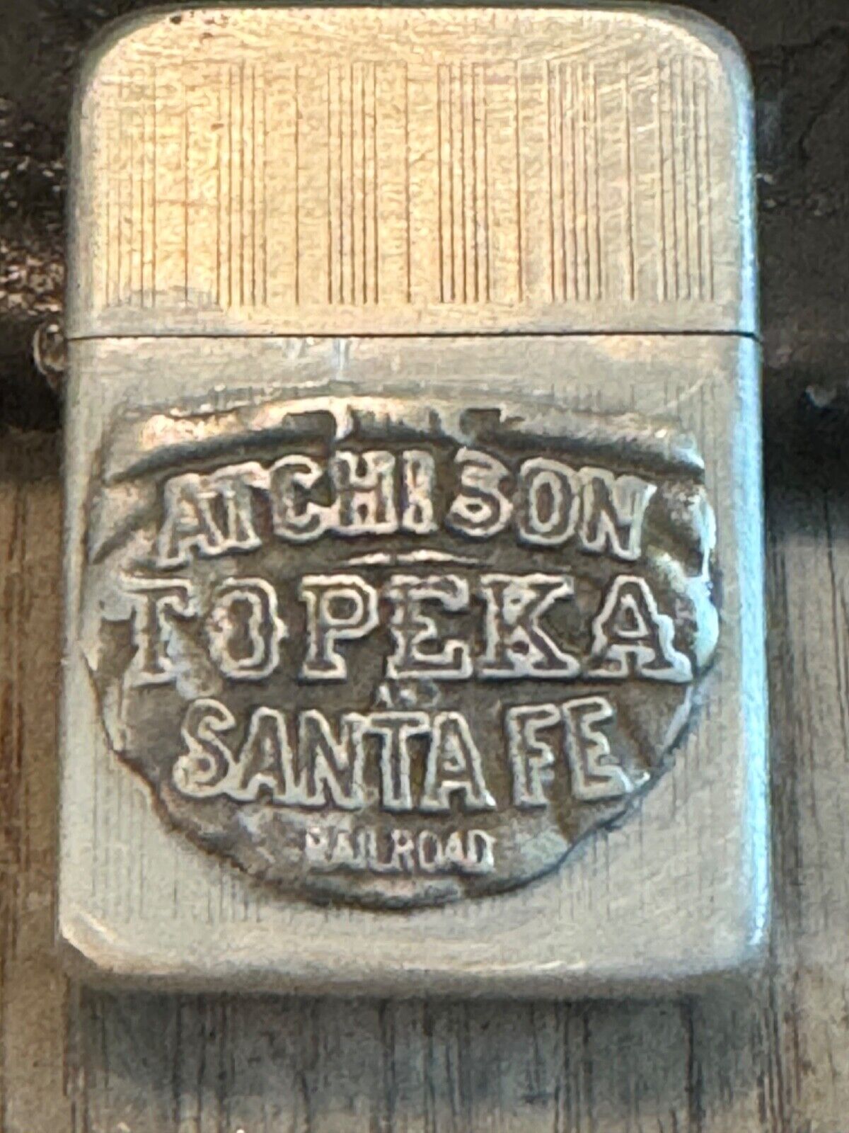 Vintage Lighter Atchison-Topeka Santa Fe Railroad