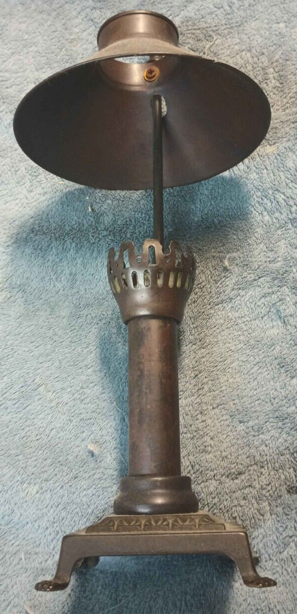 Vintage candle Clawfoot Desk Table Lamp orignal