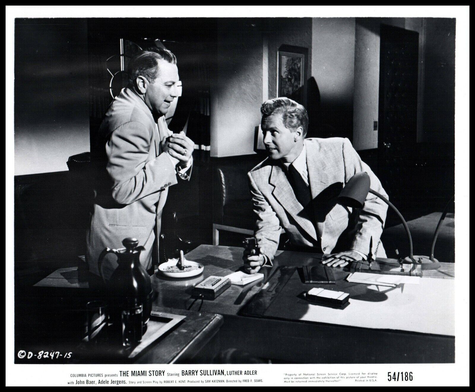 Barry Sullivan in The Miami Story (1954) PORTRAIT ORIGINAL VINTAGE PHOTO M 90