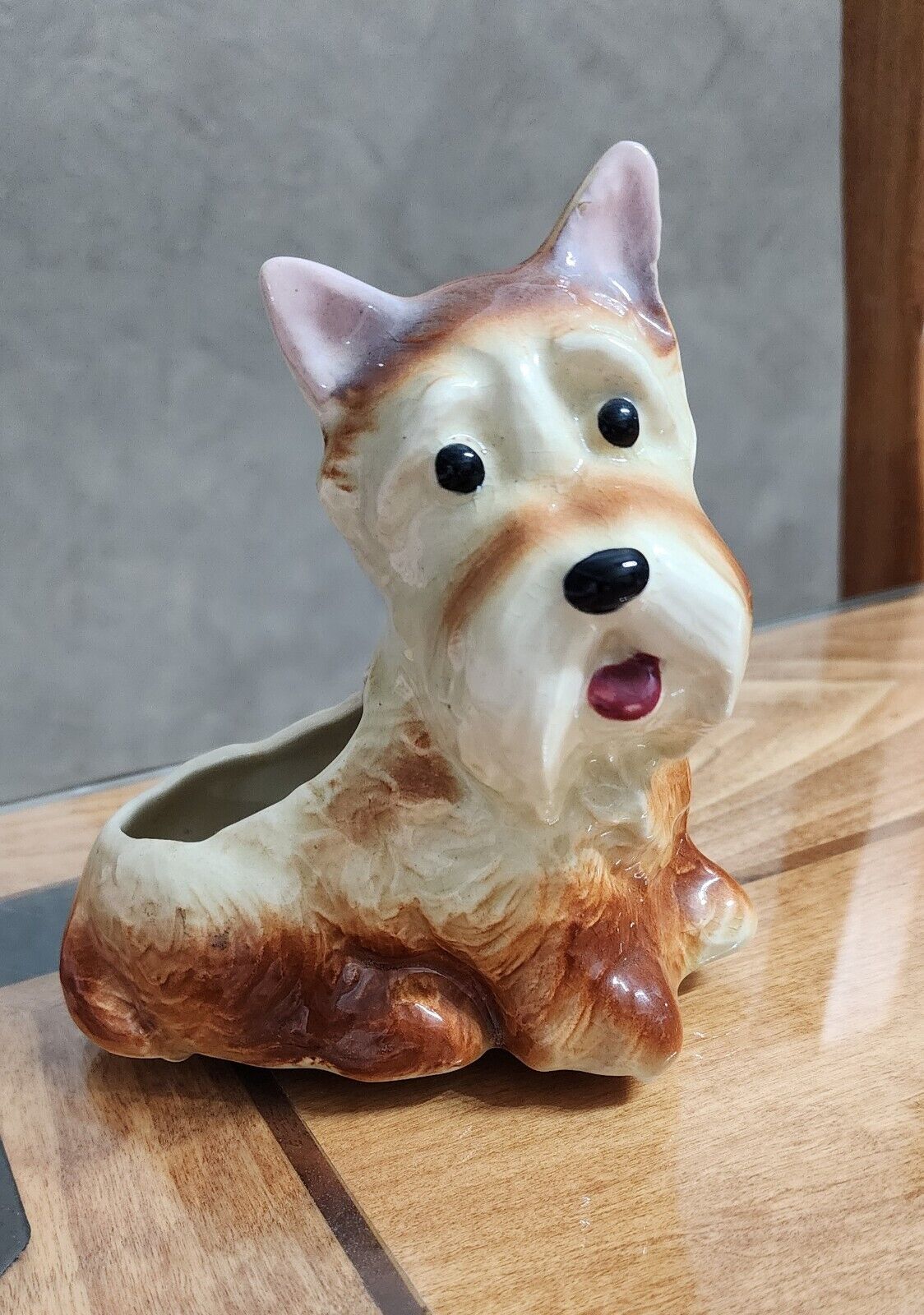 Mid-Century Vintage Royal Copley Ceramic Scottie Dog Planter