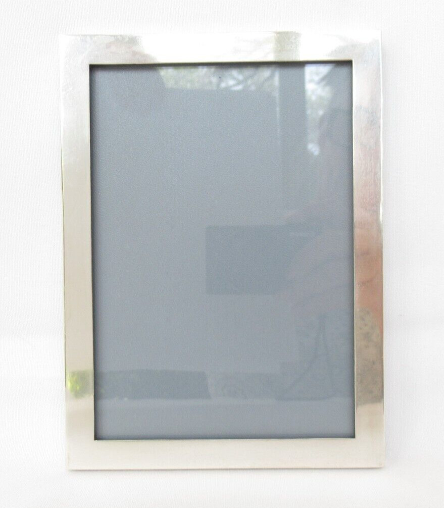 Vintage Cartier Sterling Silver Handmade Easel Photo Picture Frame 6.5x4.75