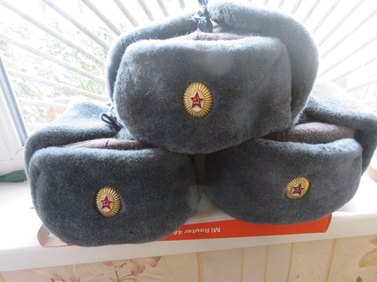 Russian Ushanka winter hat for the military of the Soviet Army of the USSR 56