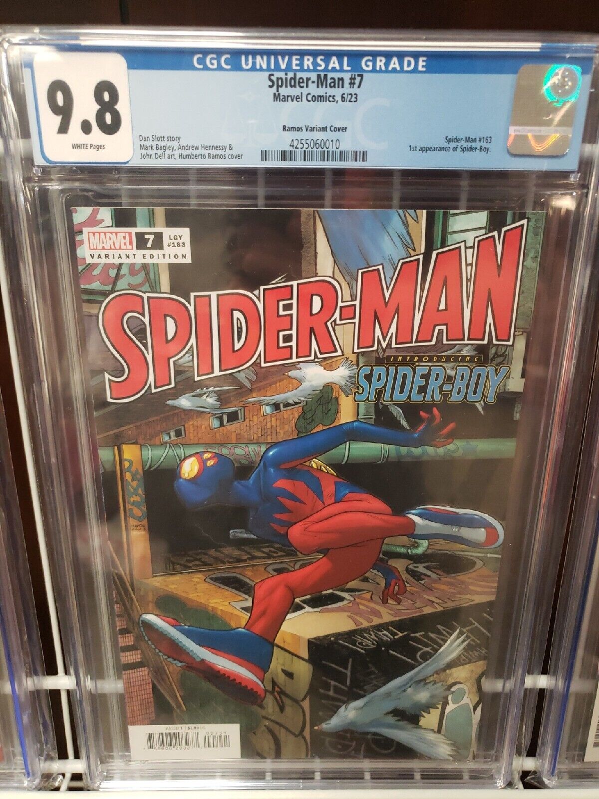 Spider-Man #7 Ramos Variant 1st Appearance Spider-Boy CGC 9.8 Marvel Comics 
