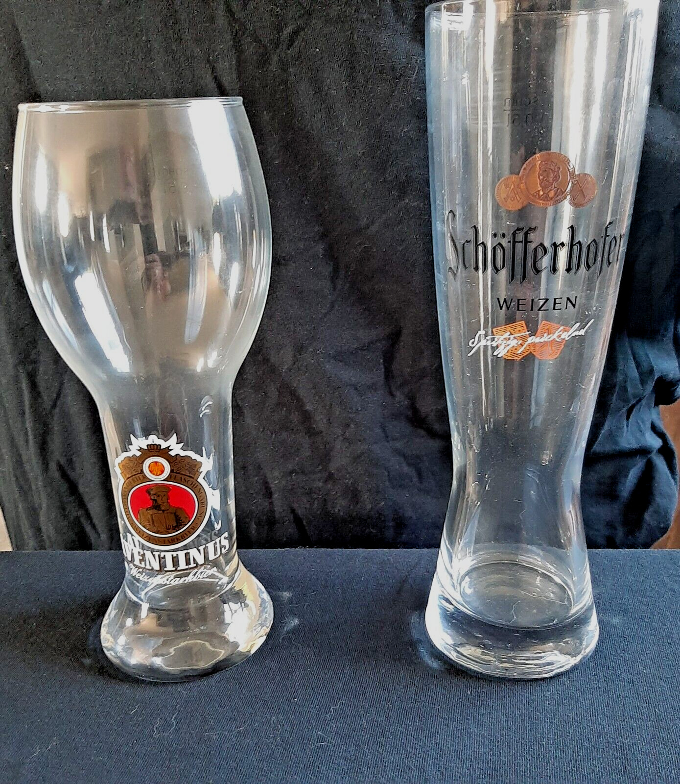 Vintage German Beer Glasses Schneider Weisse Aventinus & Schofferhofer Weizen