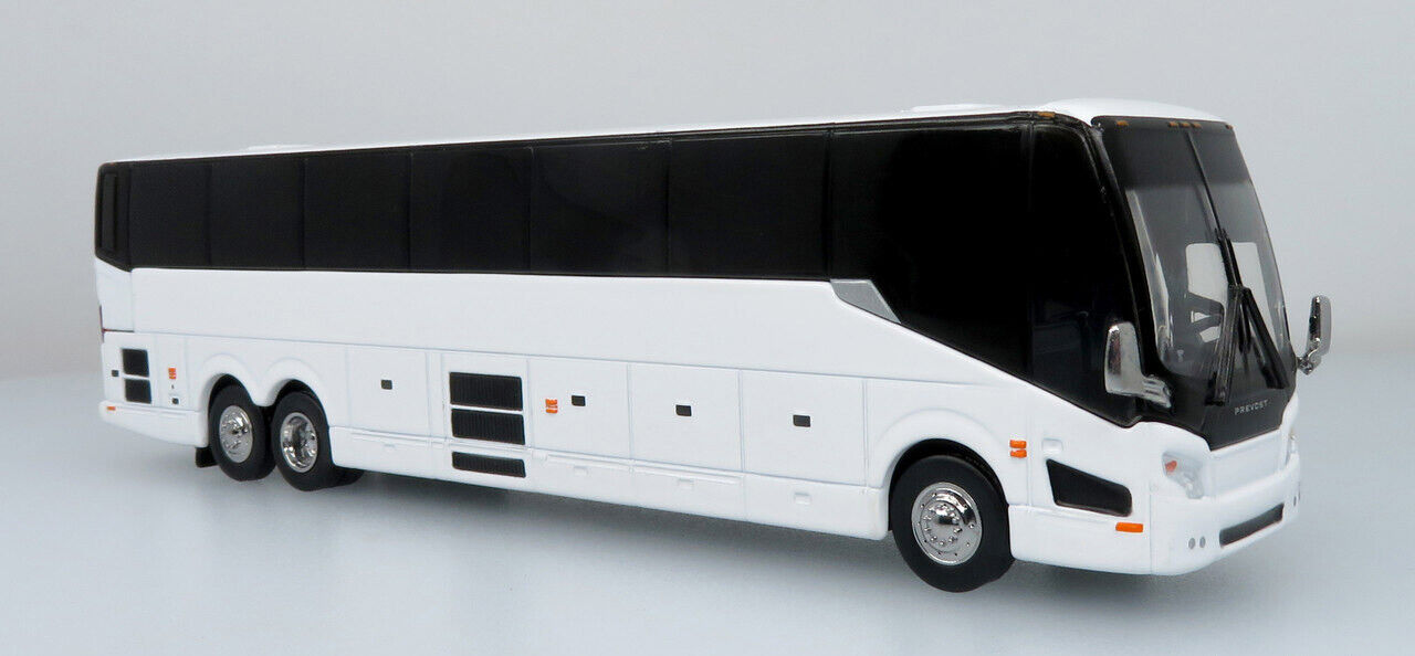Rare Prevost H-345 Coach Bus Blank/White 1/87 Scale Iconic Replicas NIB