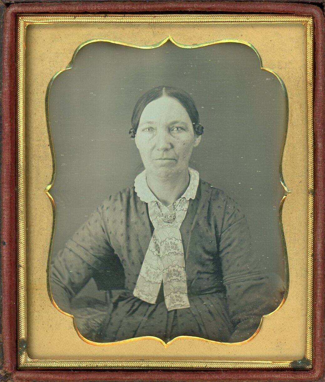 Unidentified Woman (1/6 Plate Daguerreotype)