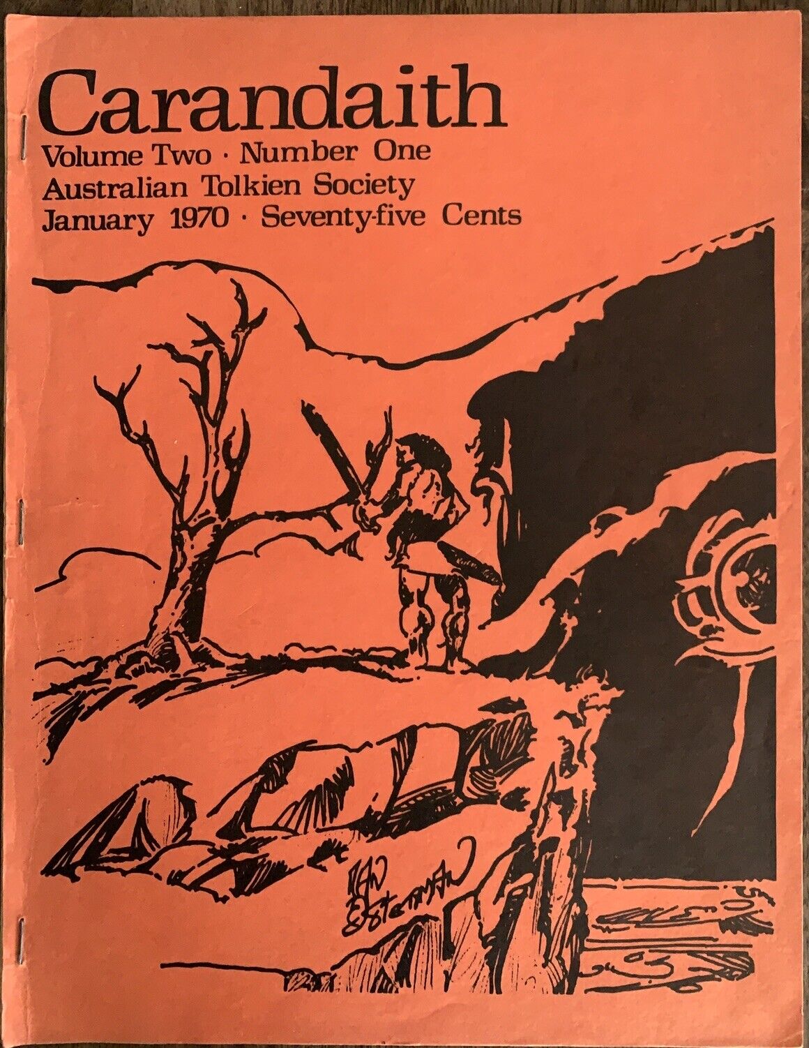 Rare 1970 Fantasy Zine Carandaith Vol.2 #1 P.J. Farmer Tim Kirk Dan Osterman Art