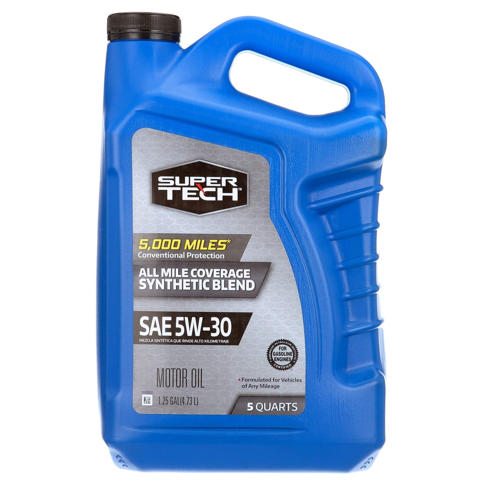 All Mileage Synthetic Blend Motor Oil SAE 5W-30, 5 Quarts