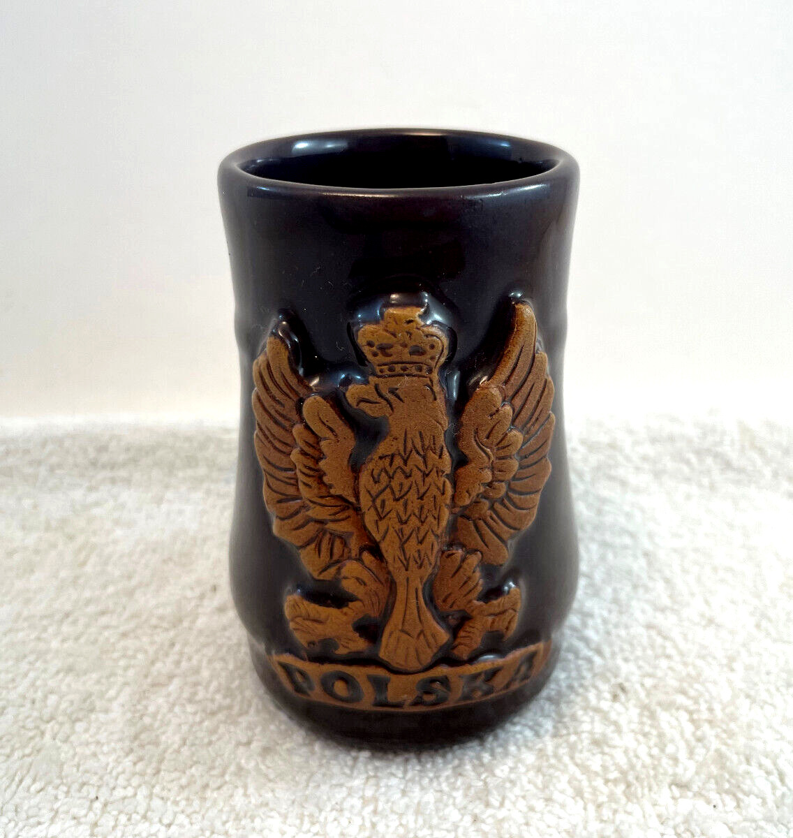 VTG Red Ware Pottery POLSKA Mug 4\