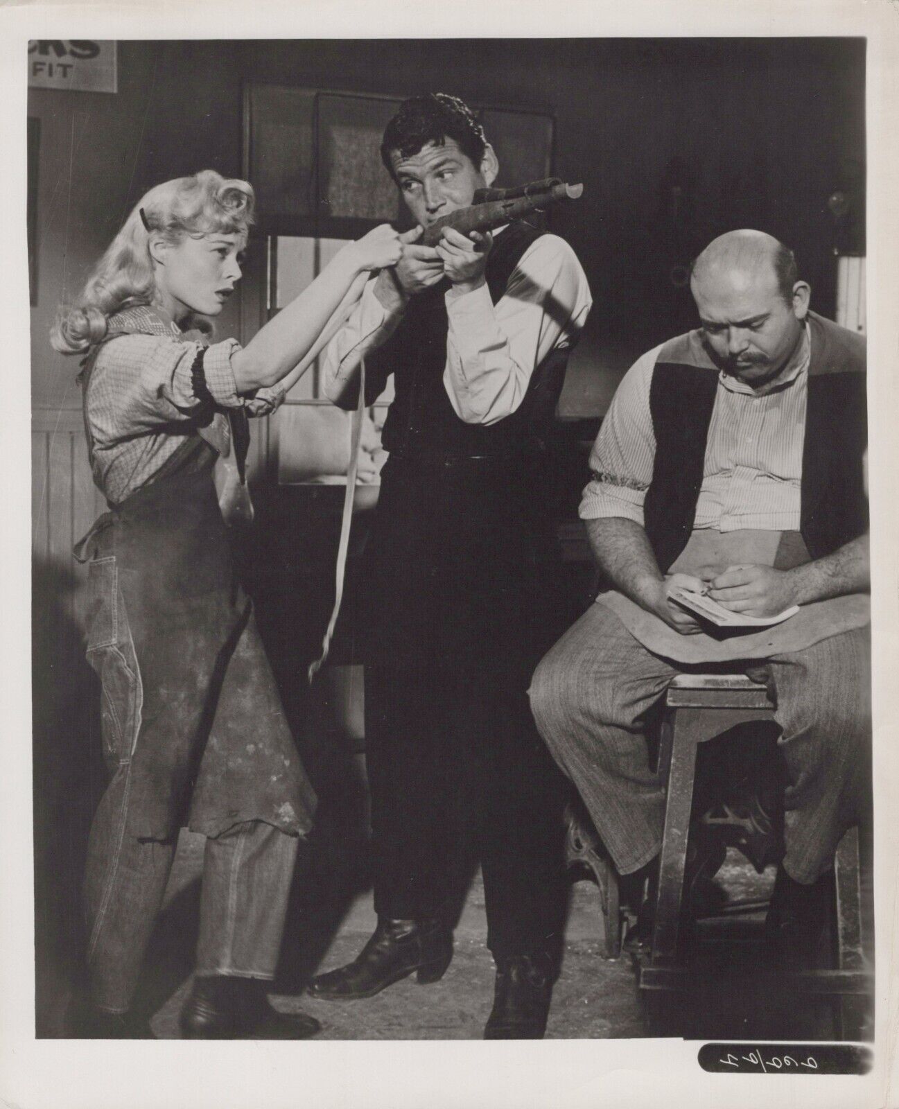 Gene Barry + Eve Brent + Gerald Milton in Forty Guns (1963)❤ Vintage Photo K 258