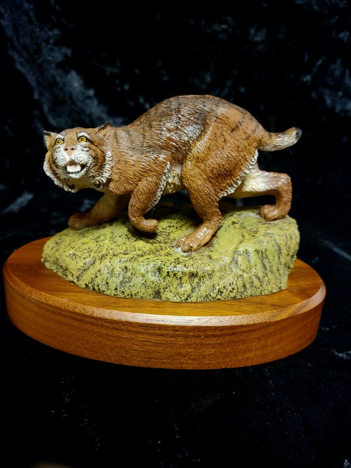 The Hamilton Collection The American Wildlife Bronze Collection Bobcat 1979 Vtg
