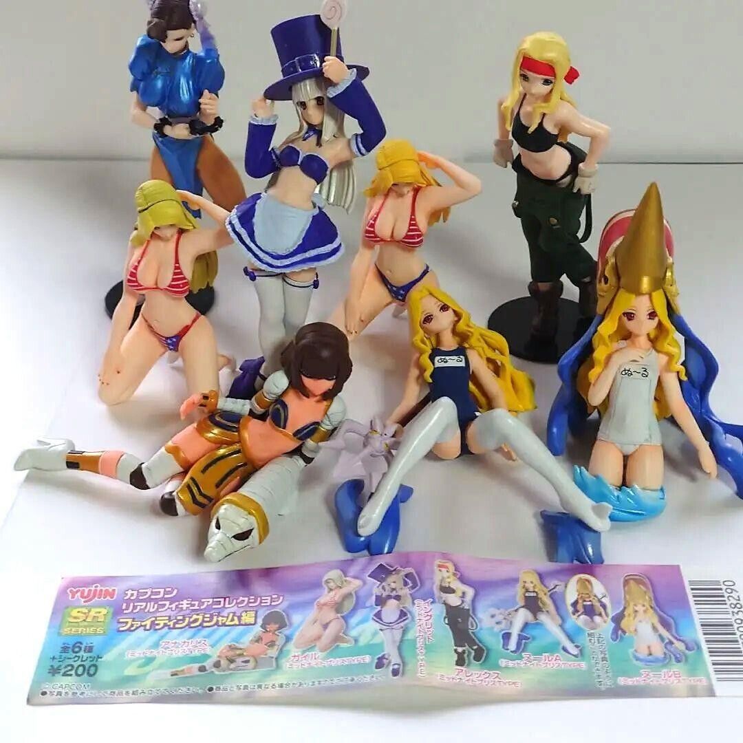 SR YUJIN Capcom Fighting Jam figure collection complete Set of 8