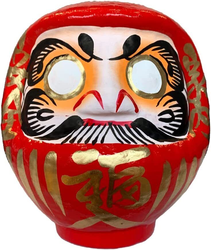 Daruma 150mm 15cm Japanese Tumbling Doll Dharma Lucky No.3 Red From Japan