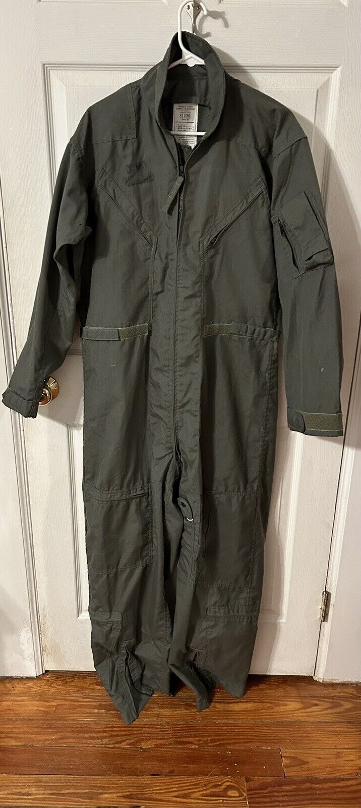 Military Flyers Coveralls Summer Weight Fire Resistant Sz 42 L Army Halloween