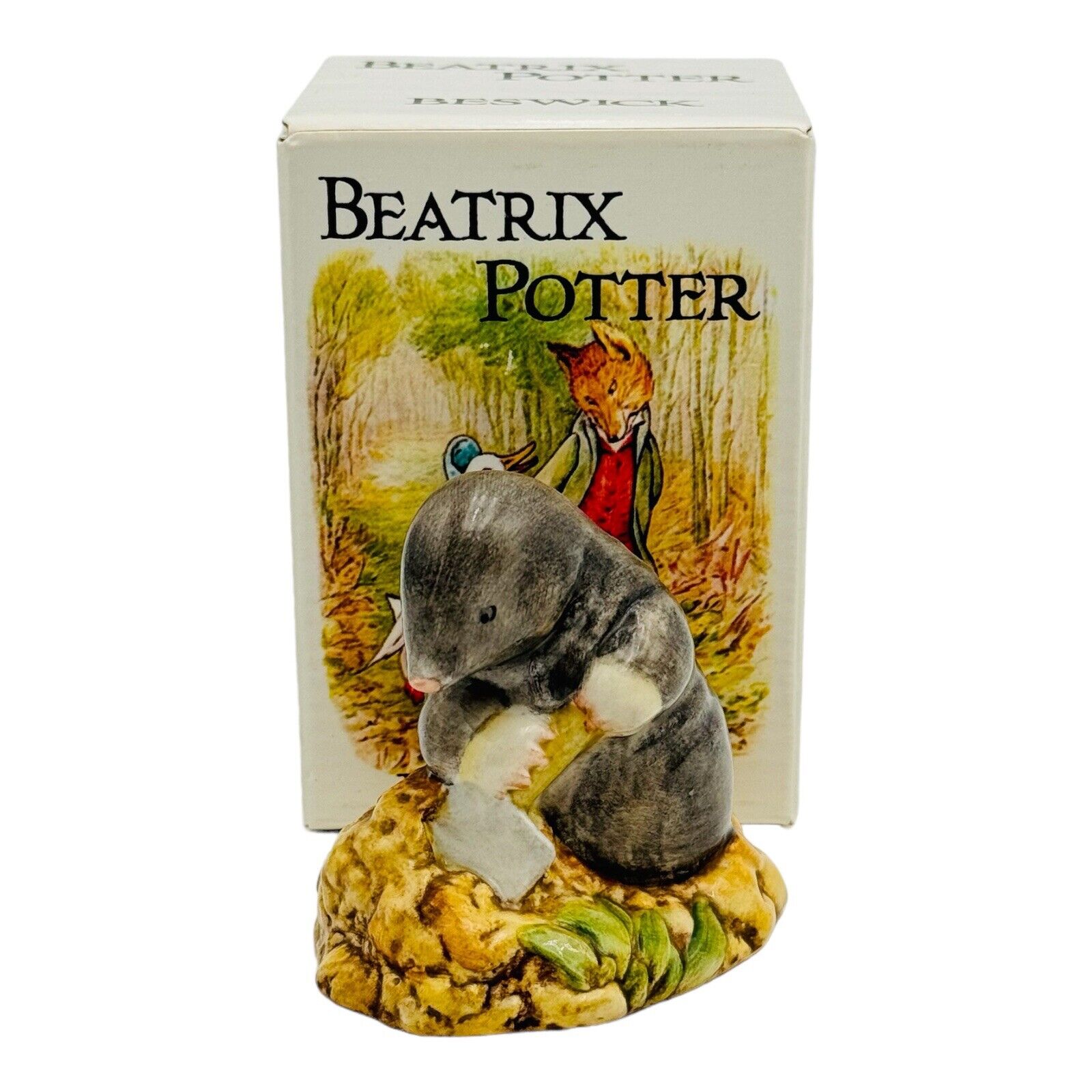 Beswick Beatrix Potter Diggory Diggory Delvet Figurine 1982 VTG IN BOX