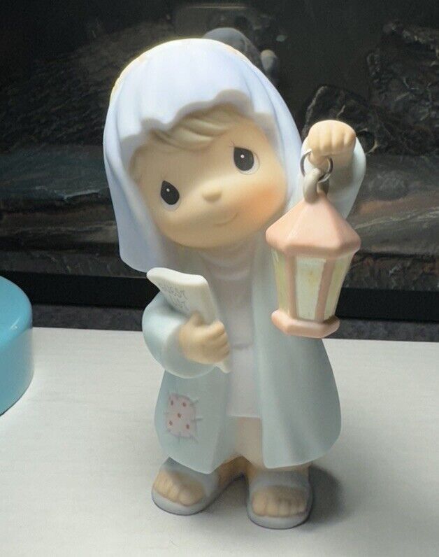 VTG 1998 Precious Moments The Light Of The World Is Jesus Figurine 455954 👓