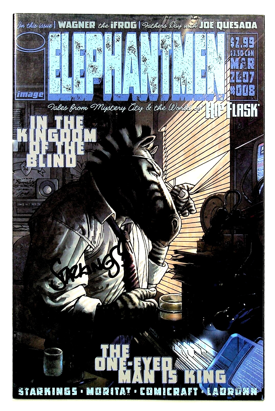 Elephantmen #8 Signed by Richard Starking Image Comics