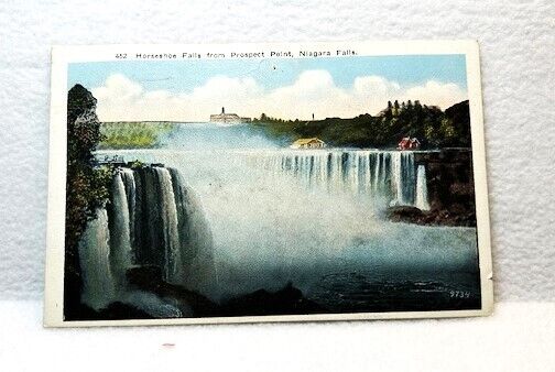 Postcard - Horseshoe Falls From Prospect Point, Niagara Falls  White Border VTG