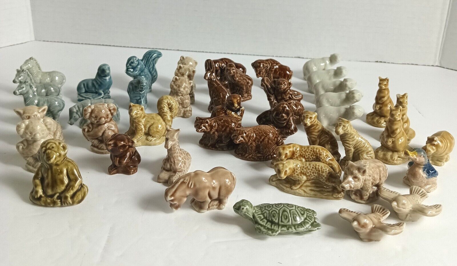 Lot of 45 Wade Whimsies Collectibles England Porcelain Animal figures
