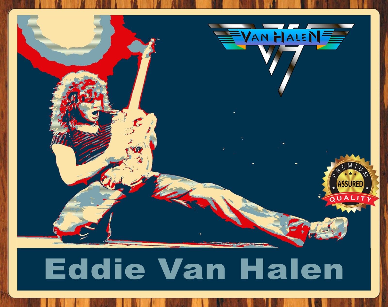 Eddie Van Halen - Van Halen - Rock - Metal Sign 11 x 14