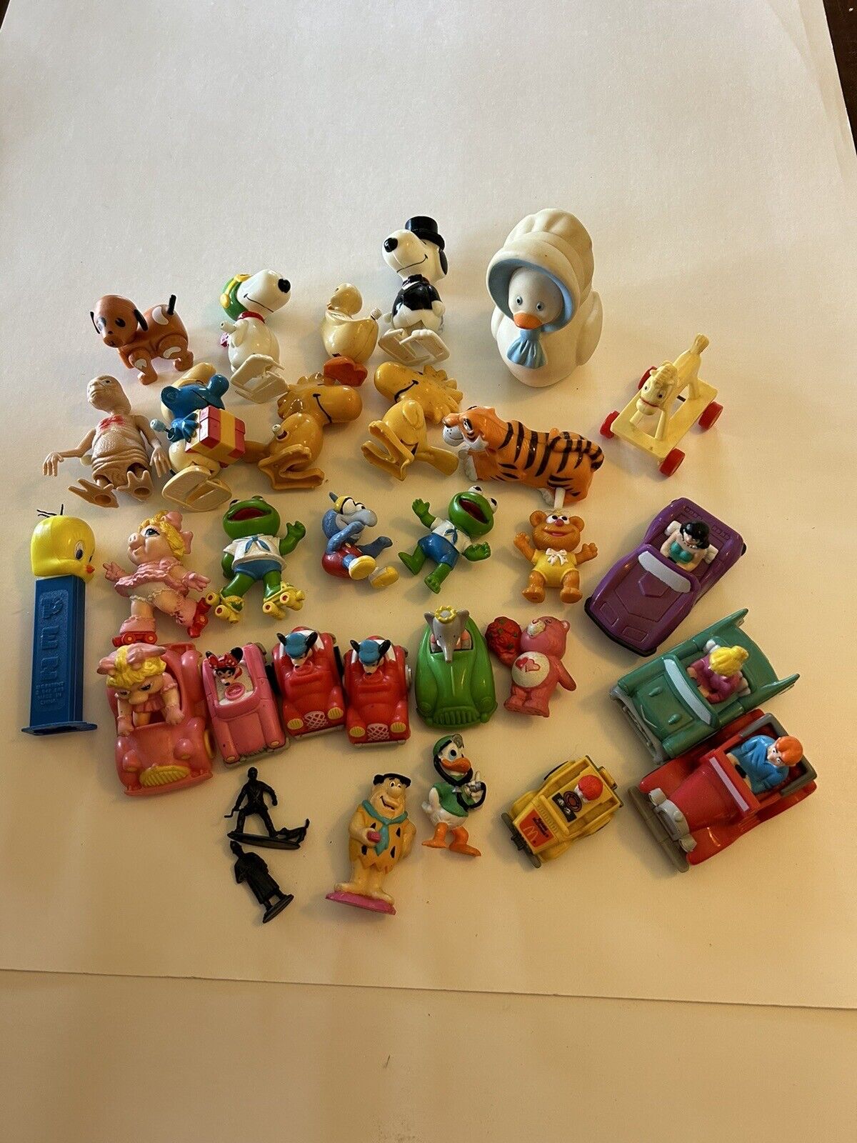 Junk Drawer Box Lot Vintage Found Objects Toys and Trinkets Wind Up McDonalds
