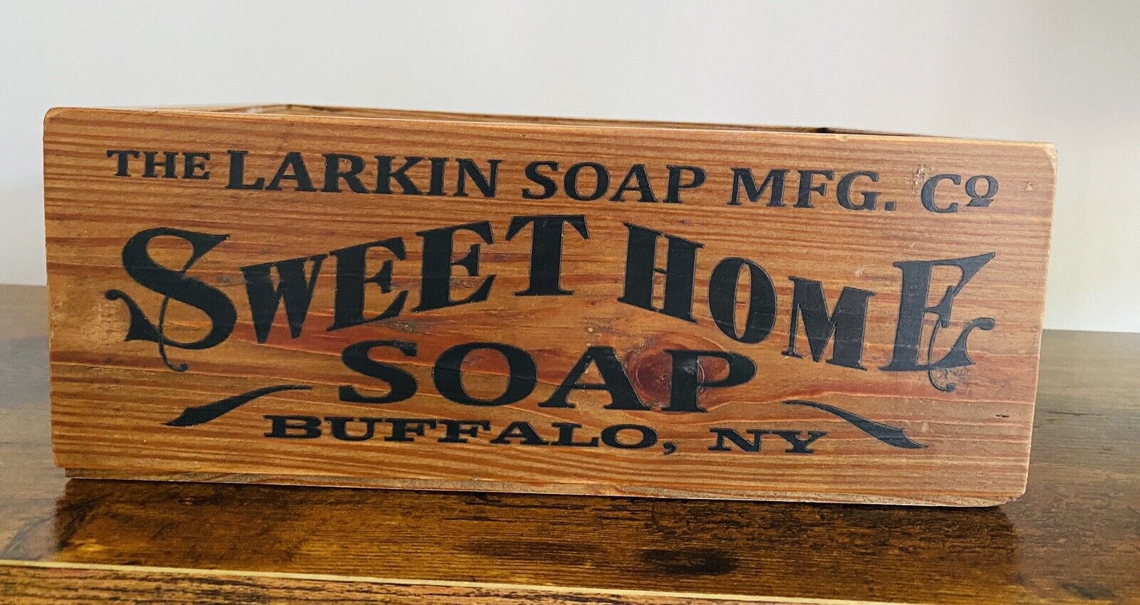 The Larkin Soap Mfg Co Sweet Home Soap Buffalo NY Box Repro Rustic Farmhouse