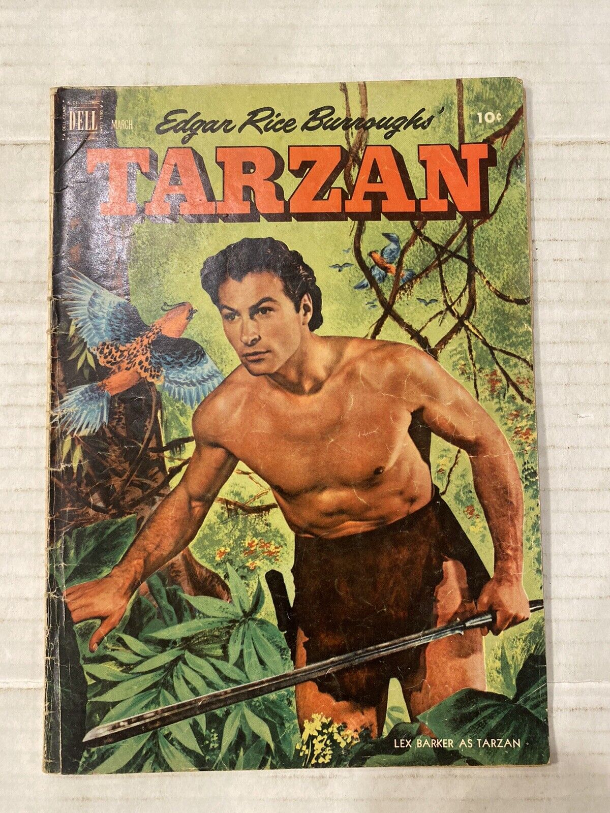 Tarzan #30 (Dell Comics 1952) Lex Barker Golden Age Jungle Action